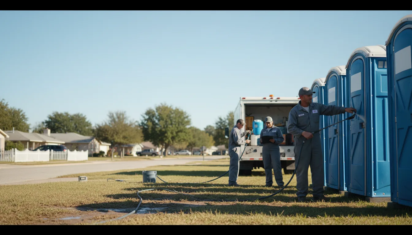Long-Term Portable Toilet Rental in Starkville, MS near me